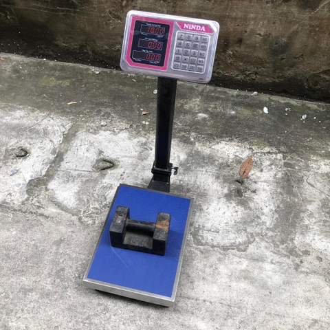 Cân bàn điện tử NiNDA A6 tải trọng 200kg/50g, cân phế liệu, kim khí, nông sản