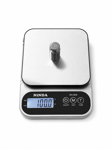 Cân tiểu ly nhà bếp NINDA SN806 5kg/0,5g độ Tặng kèm pin 3A độ chính xác cao dùng cho nhà bếp, quán ăn