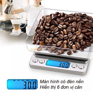 Cân điện tử nhà bếp, cân tiểu ly I-2000 tải 3kg/0.1g