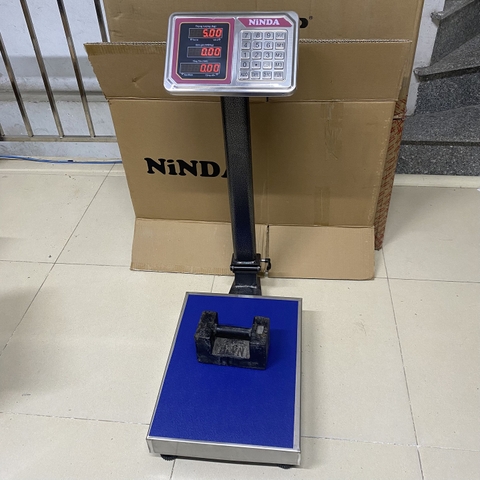 Cân bàn điện tử NiNDA A6 tải trọng 150kg/20g, cân phế liệu, kim khí, nông sản