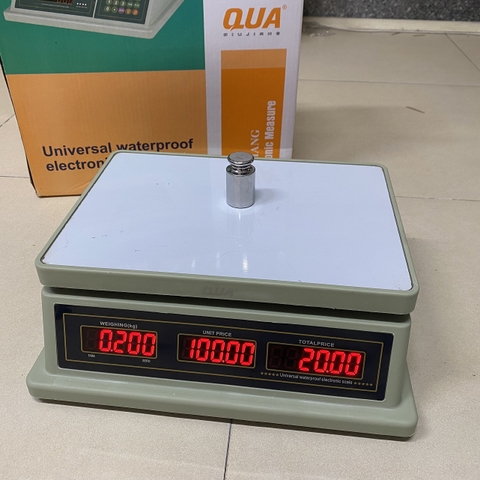 Cân điện tử tính tiền NiNDA QUA 832 chống nước tải 30kg/1g