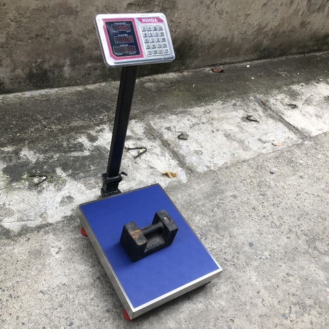 Cân bàn điện tử NiNDA A6 tải trọng 60kg/20g, cân phế liệu, kim khí, nông sản