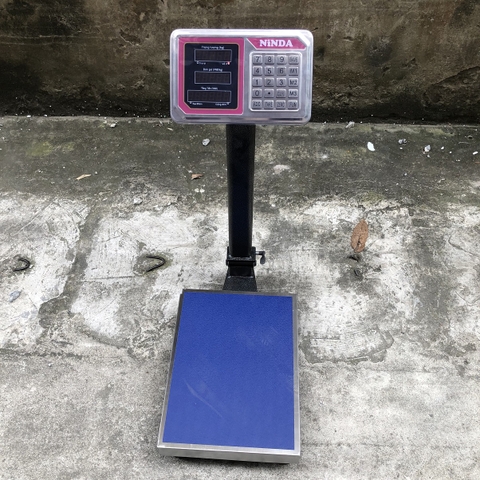 Cân bàn điện tử NiNDA A6 tải trọng 60kg/20g, cân phế liệu, kim khí, nông sản