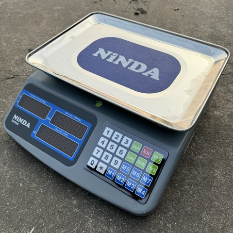 Cân điện tử tính giá tiền NiNDA SN168 cân tối đa 40kg