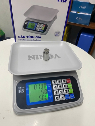 Cân điện tử tính giá NiNDA H3 cân tối đa 10kg, 20kg, 30kg