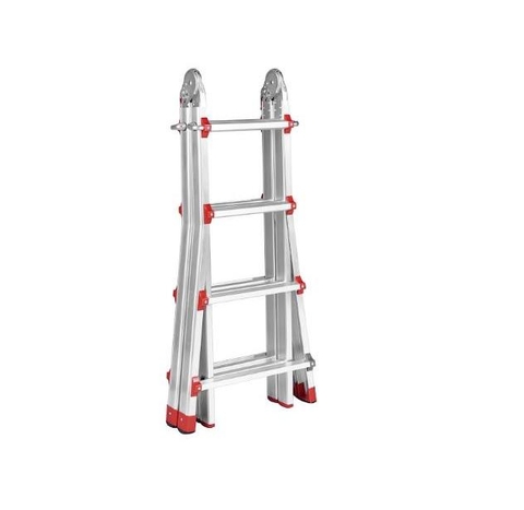 Thang nhôm chữ A rút lồng NiNDA ND-RL04, chữ A cao tối đa 1m9