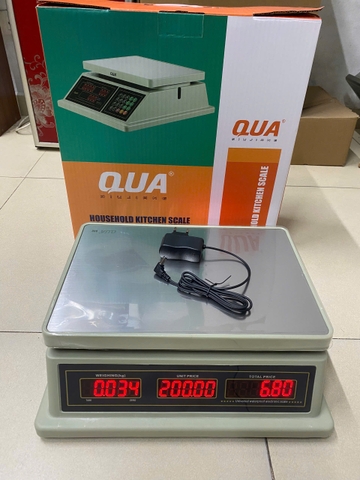Cân điện tử tính tiền NiNDA QUA 832 chống nước tải 30kg/1g