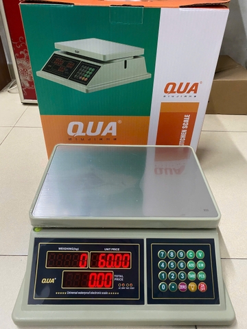Cân điện tử tính tiền NiNDA QUA 832 chống nước tải 30kg/1g