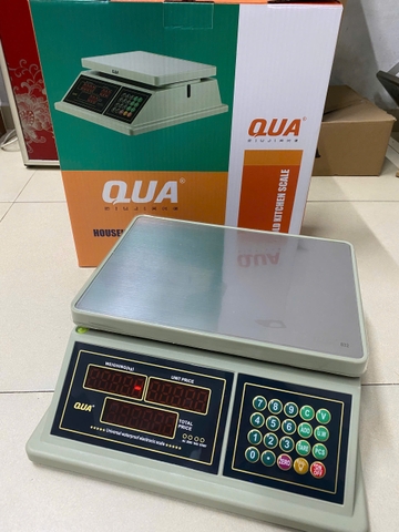 Cân điện tử tính tiền NiNDA QUA 832 chống nước tải 30kg/1g