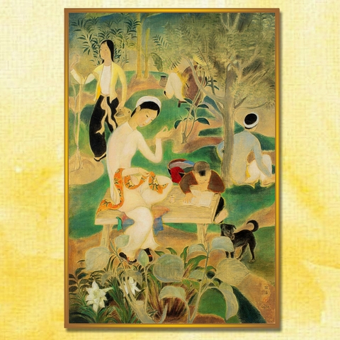 Gia đình trong vườn (~2,7 triệu USD)