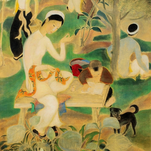 Gia đình trong vườn (~2,7 triệu USD)