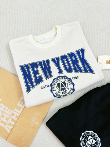 BN145-(8-27kg) Bộ thu đông bé trai dài tay nỉ da cá NY trắng đen VNXK