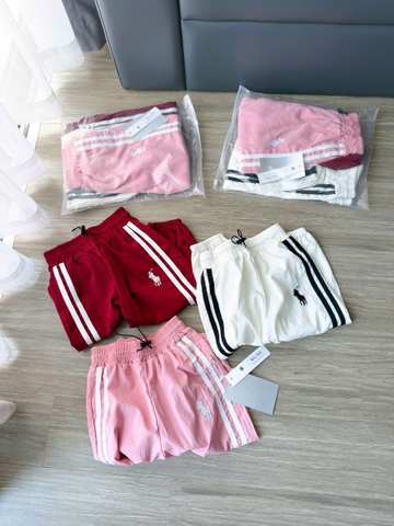 CB400-Combo 3 quần  gió tông hồng ch bé gái bo ống cạp chun co dãn