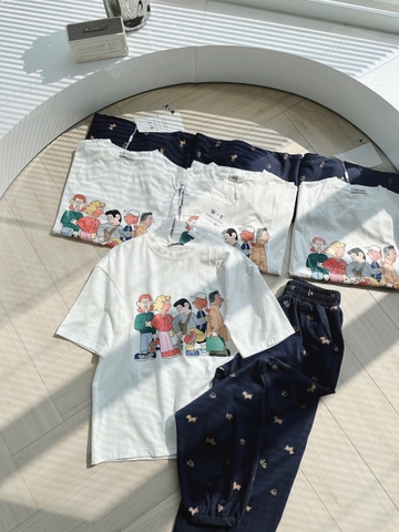 SET445- SET BỘ GIA ĐÌNH SIMPSONS – QUẦN BO GẤU 🌷