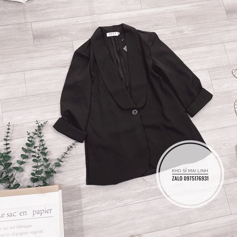 Vest vạt bầu 2 màu xanh nhạt,đen chât trượt Thái 1 lớp