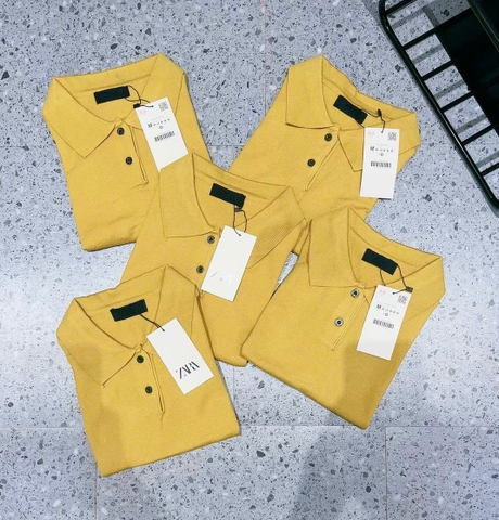 A260-Áo len vàng cổ V chất len thỏ hàng nhà máy full tem