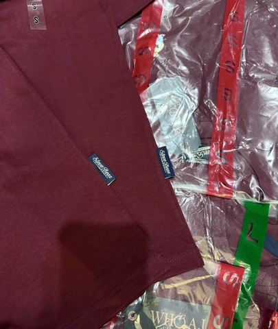 A470-Áo thun đỏ cộc tay thêu gấu