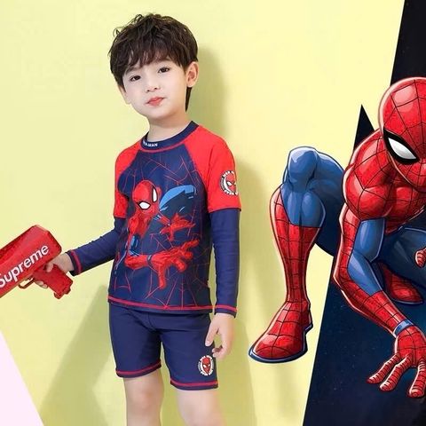 BT539- Bộ bơi nhện tài tay quần ngố chất dày dặn 12-33kg