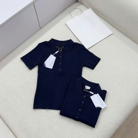 A615-Áo len polo thêu cá 3 màu hàng nhà máy đủ tem