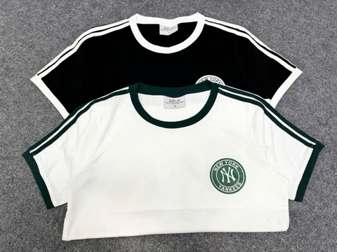 A480- Áo thun cộc tay NY 2 màu đen trắng hàng nhà máy đủ tem Nội dung 2