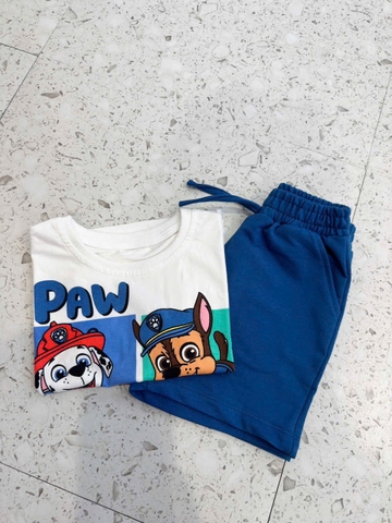 BT327- Bộ CỨU HỘ quần than cạp chun ao cotton mát