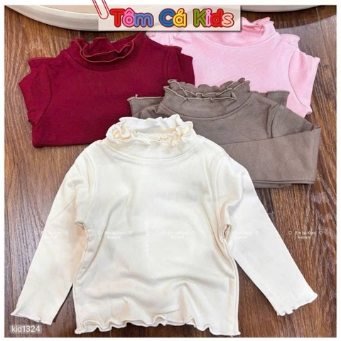 CB298- Combo 2 áo giữ nhiệt cao cổ bé gái