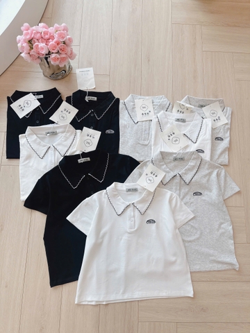 ☘️A320- Áo polo cổ viền cách điệu chất zip 3 màu