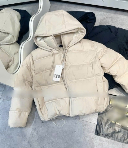 A168-Áo phao đông ấm 2 màu đen trắng