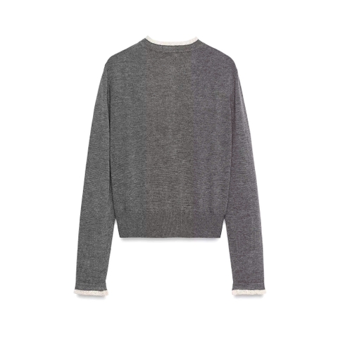 AO437- Áo len CDC xem viền rem full tem nhà máy