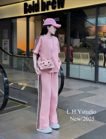 SET463- Set bộ ThOM thêu ngựa 3 màu quần suông