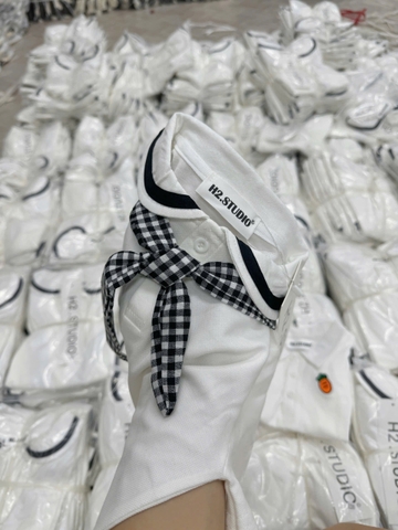 CB340- Combo 2 áo trắng cộc tay chất đẹp bé gái