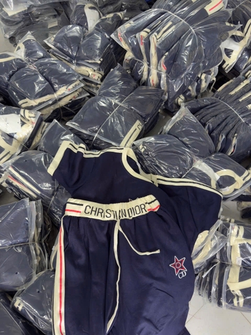 A721- Set Than mì cạp chữ áo cộc quần suông