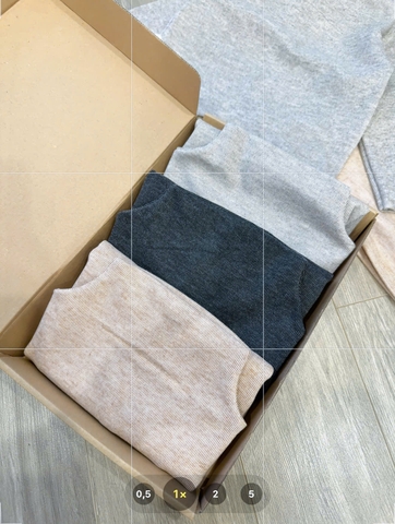 cb407- Combo 3 áo giữ nhiệt cổ 3 phân TRẺ EM