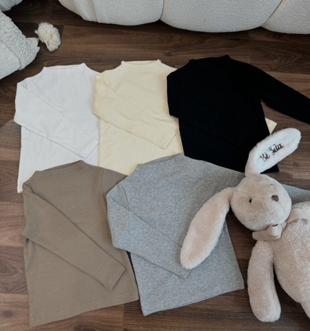 CB156-Combo 3 áo giữ nhiệt cổ 3 phân cho bé