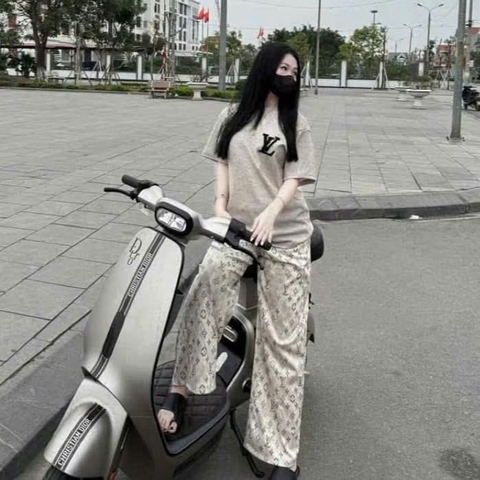 SET478-Set bộ LỜ VỜ LOANG MÀU BE sáng da, chất đẹp