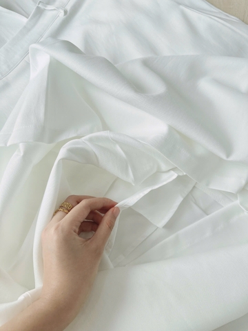 SET578- Set kẻ xanh cộc đính hoa nổi viền ren chân chất kẻ mát