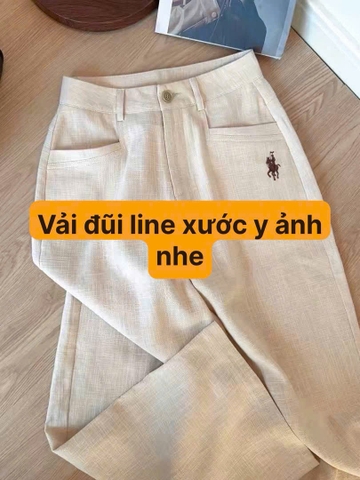 QUAN115-Quần kaki suông 2 màu nâu be