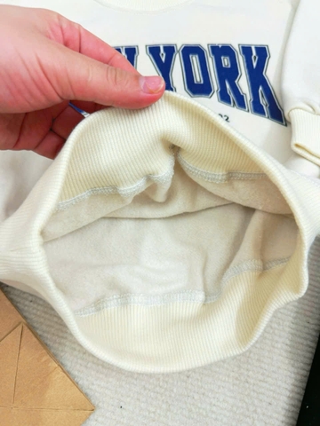 BN145-(8-27kg) Bộ thu đông bé trai dài tay nỉ da cá NY trắng đen VNXK