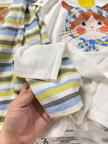 A655-Combo 2 áo thun giấy dài tay