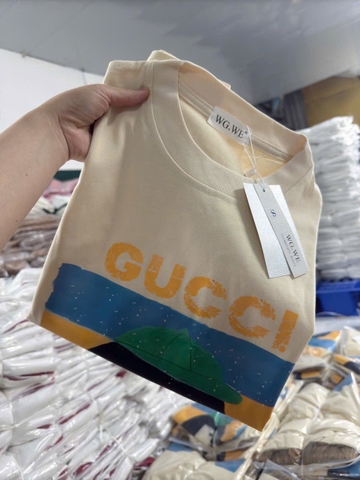 SET493-Bộ cộc  nữ áo thun suông Gc phối quần nỉ cộc