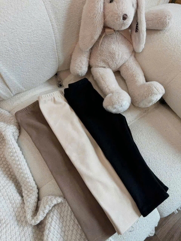 CB182-Combo 3 quần legging lót lông bé gái form 9-27kg