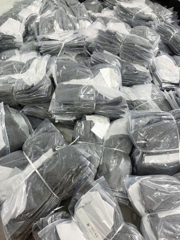 A289- Áo thun kẻ đen cổ đức phối trắng chất zio loại đẹp