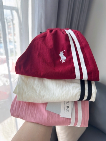 CB400-Combo 3 quần  gió tông hồng ch bé gái bo ống cạp chun co dãn