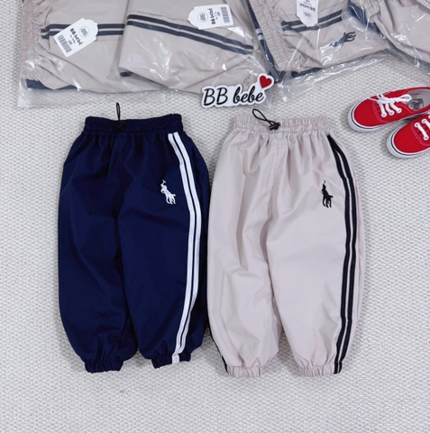 CB393-Combo 2 quần gió dài bé trai cạp chun bo ống