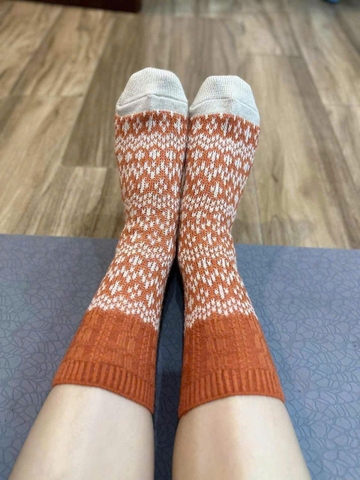 Combo 5-10 đôi tất cổ thổ cẩm cổ cao