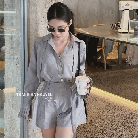 SET035-  SET GHI DẬP LI TAY MIX SHORT LY CÁCH ĐIỆU 💎