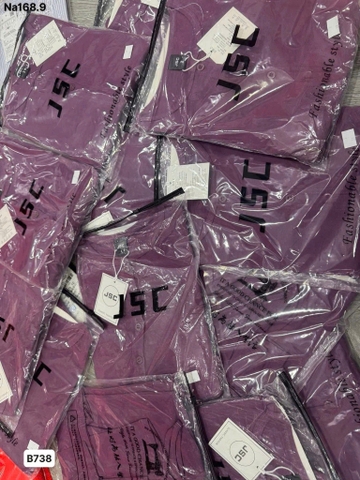 A369-Set áo thun díp 2 dây phối cadigan màu tím