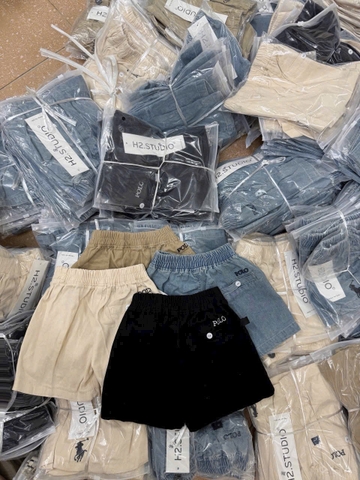 Cb428- Combo quần jeans thêu cạp chun túi bên