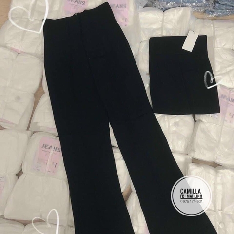 Quần ống loe chất tăm HÀN