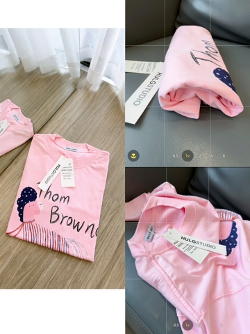 A519-Áo thun suông hồng đủ size